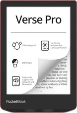PocketBook Verse Pro E-Reader Waterproof, 6'' E-Ink Carta™ HD Touchscreen, RED
