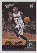 2016-17 Panini Prestige Rookies Bonus Shots Red 45/75 Kris Dunn #155 3wu