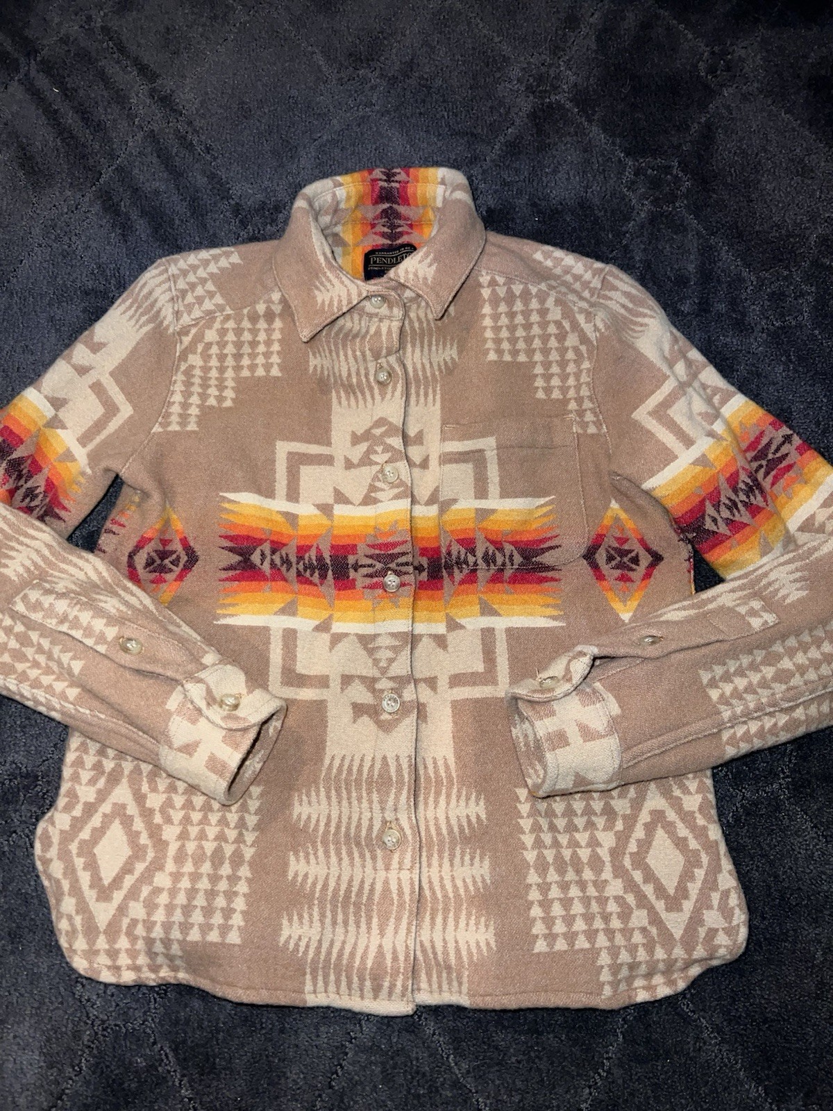 VTG Pendleton Woolen Mills Button Down Shirt Wome… - image 3