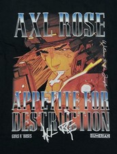 Axl Rose Guns N’ Roses Sumerian Comics Exclusive T-Shirt Welcome To The Jungle L