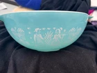 pyrex 4 qt light blue mixing bowl