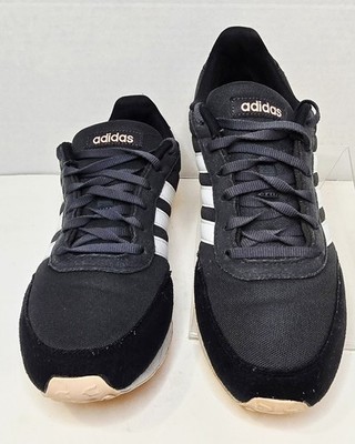 Adidas V Racer 2 Women DB0432 Black Mesh Light Weight Sneakers Size 9.5 