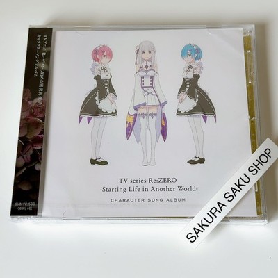 Re:ZERO Starting Life in Another World Character Song Album CD Anime OST