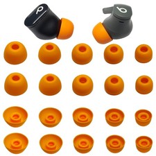 Silicone Ear Tips for Beats Earbuds  Replacement XL/L/M/S/XS, Orange
