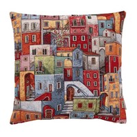 Sandner Ligurien Gobelin-KissenhüLle Dekokissen Sofakissen Couchkissen 45X45 Cm