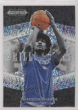 2022 Panini Prizm Draft Picks Brilliance White Sparkle Shaedon Sharpe #BR-SS 7u1