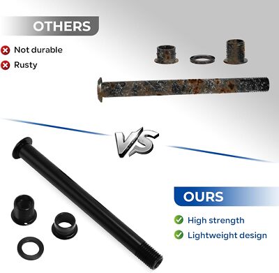 Kit Conversione Forcella 15-12mm | Per Bici Gravel, Ciclocross E Ibrida | Asse 12x130mm