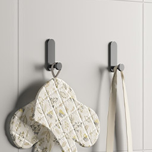 2pcs Self Adhesive Hooks Hanger Strong Stick On Hook Rack All Purpose Coat Hooks - Picture 11 of 17