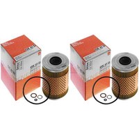2X Mahle / Knecht ÖLfilter OX 41D Oil Filter