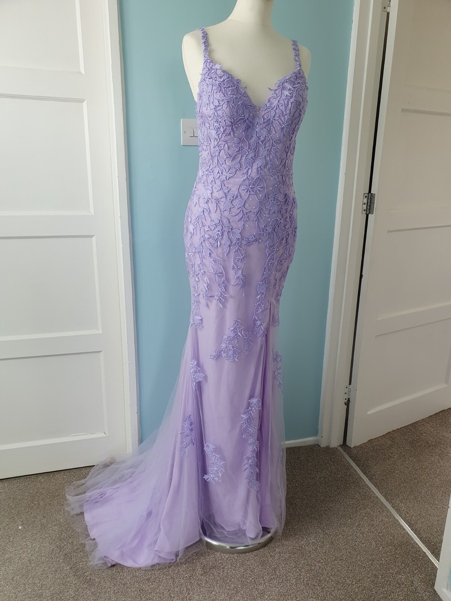 slim fit dress slacks Off Shoulder Lilac Long Prom Dress with Split, Long Formal Evening Dre