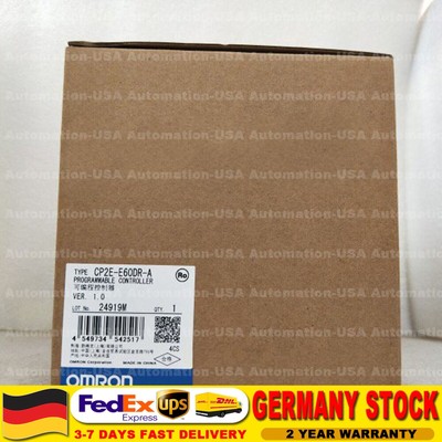One Omron CP2E-E60DR-A Programmable Controller New CP2EE60DRA Expedited Shipping