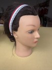 Lot of 3 Stretch Headbands Hair Accessories. Glitter, Braided & Patriotic — photo 2