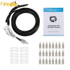 120V 24 Feet Heat Tape Easy To Install Heat Trace Roof Heat Cable With Clip Hook
