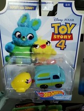 HOT WHEELS CHARACTER CARS DISNEY PIXAR TOY STORY 4 DUCKY AND BUNNY 8/8