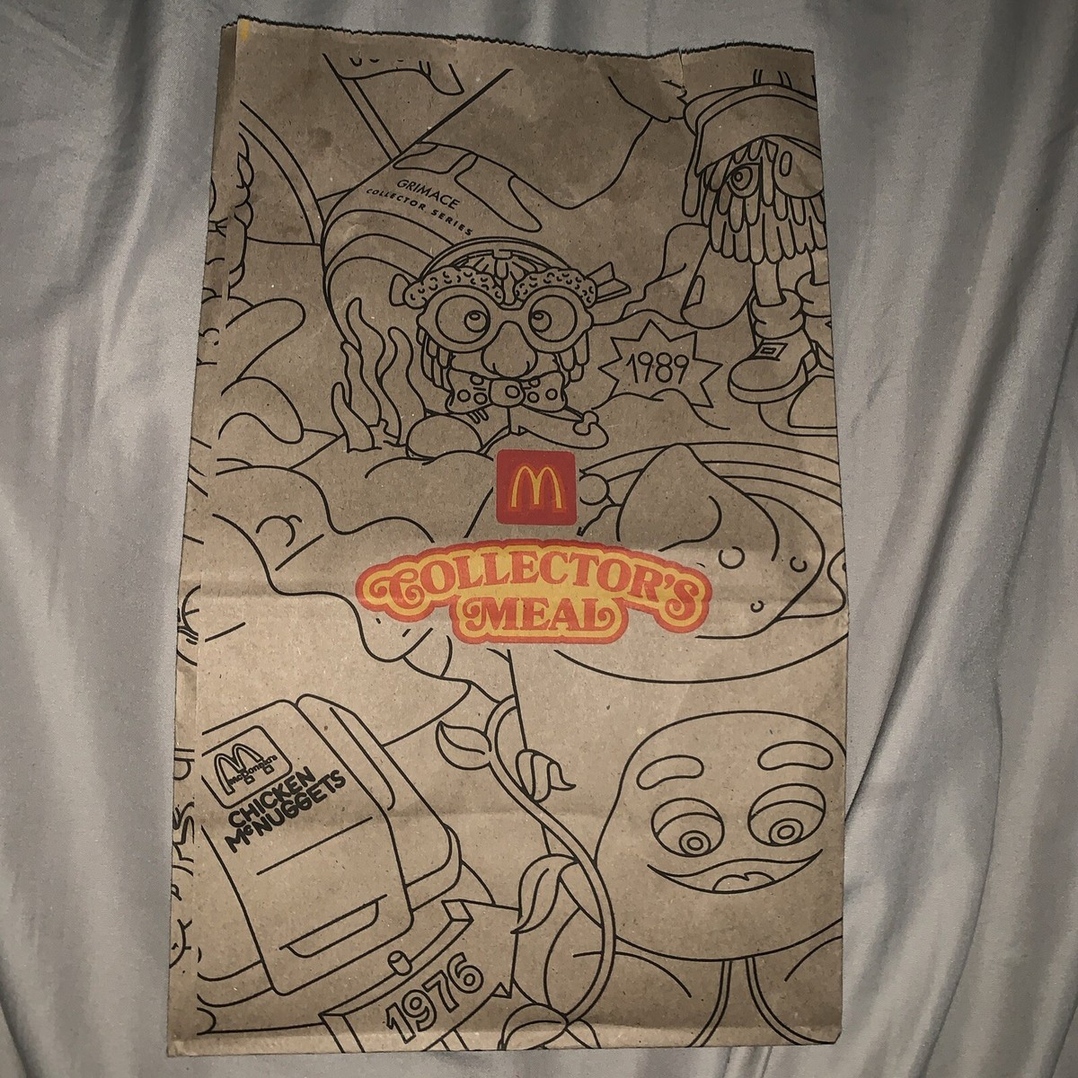 2024 McDonald's Collector's Meal Paper Meal Nuggets Grimace Ronald