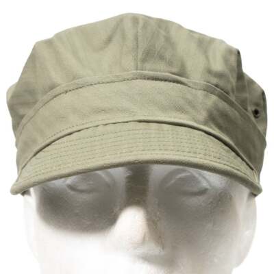 Reproduction US Army WW2 1st Pattern OD3 HBT Cap- Various Sizes