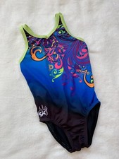 Aly Raisman GK ELITE Gymnastics Leotard  COLOR ME CONFIDENT  Tank OMBR  Size: CS