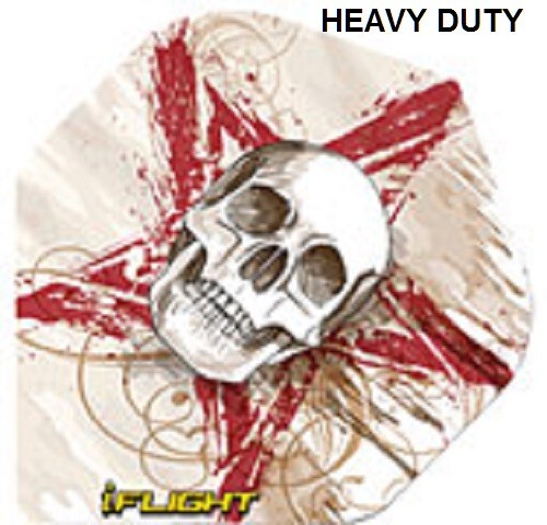 4 Sets Skull in Star Standard Shape Dart Flights - Picture 2 of 2
