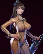 Eve Stellar Blade Full Body w/ NSFW 3D Statue STL Digital File 3D Printing Model