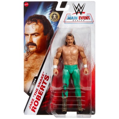 WWE Main Event #154 JAKE THE SNAKE ROBERTS Action Figure Wrestling Basic 2025