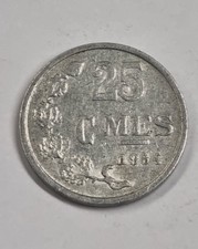 25 CENTIMES 1954 LETZENBURG LUXEMBURG