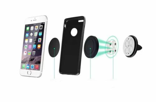 Magnetic Mount Car Air Vent Dashboard Cell Phone Holder for iPhone X 7 8 Samsung - Picture 3 of 15
