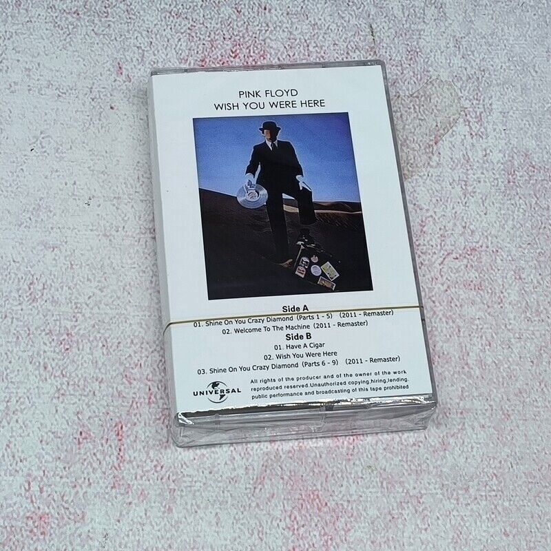 Pink Floyd - Wish You Were Here - Album Song Cassette Tapes