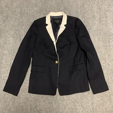 J Crew Regent Blazer Womens Size 8 Office Casual Work Wool Blend