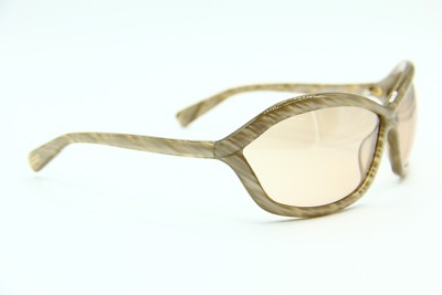 TOM FORD TF 122 57G PATEK BEIGE GRADIENT AUTHENTIC SUNGLASSES 71-9 W/CASE