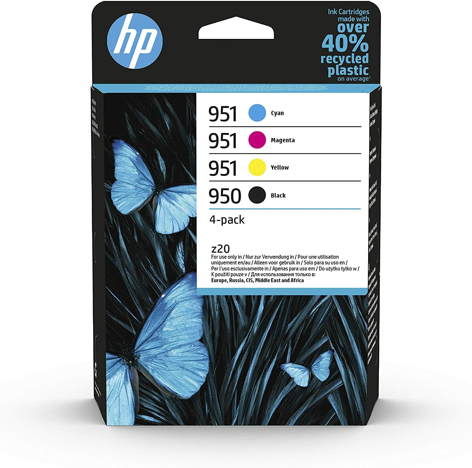 Cartouches HP 950 951 pack de 4 pour éliminer les pannes d'impression couleur