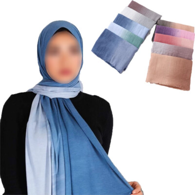 Buy Premium Maxi Cotton Crinkle Hijab Head Scarf Shawl Wrap For Women Online In India