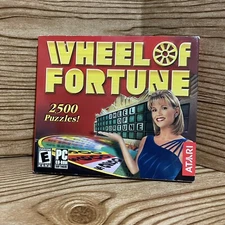 Wheel of Fortune CD-ROM 2nd Edition (PC - 2000) Atari Video Game Puzzle Solving