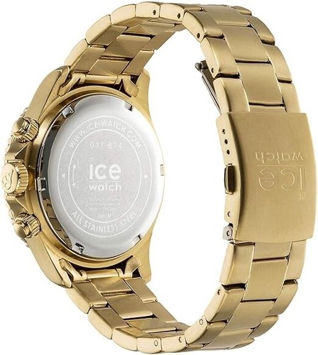 Ice-Watch - ICE steel Gold blue Chronograph - Gold Unisexuhr (Medium) NEU in OVP - Bild 6 von 9