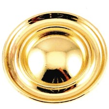 Ultra Hardware 41625 Polished Brass 1 7/16" Round Cabinet Knob Pull