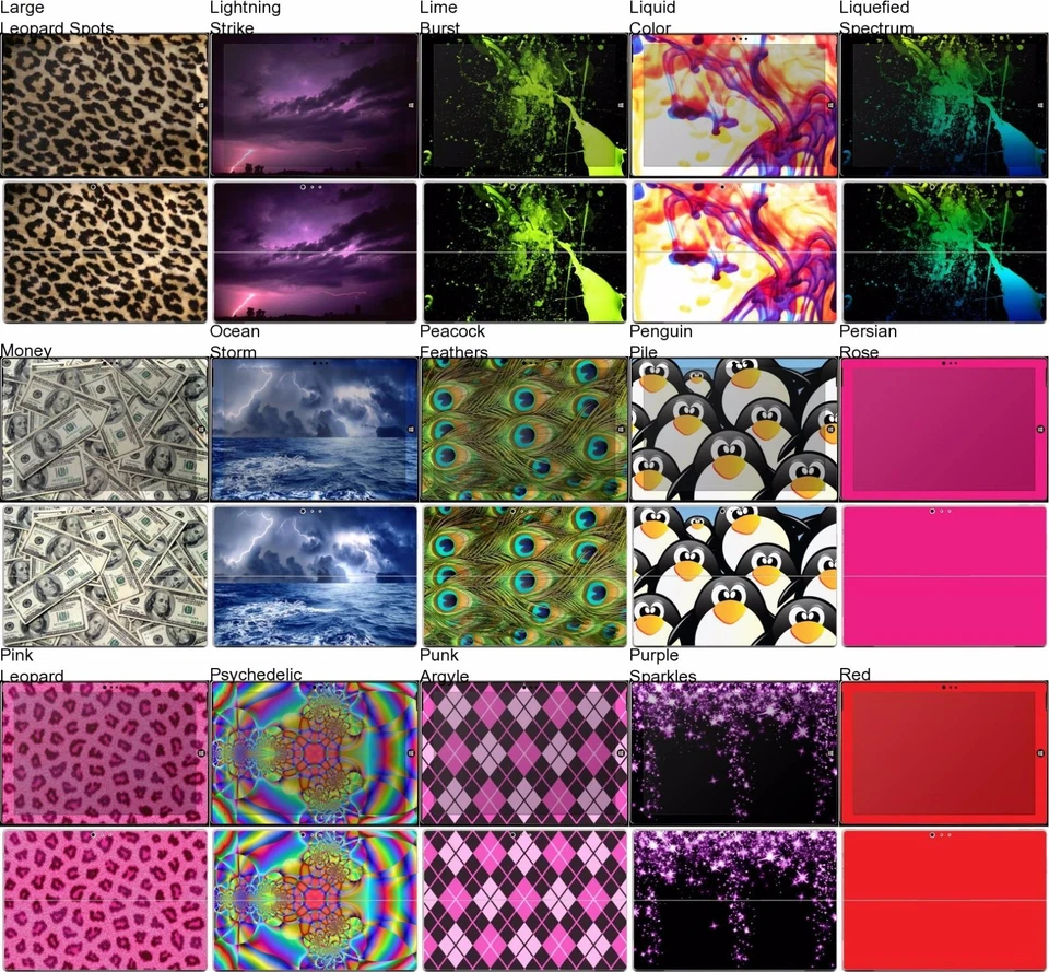 Choose Any 1 Vinyl Decal/Skin for Microsoft Surface 3 Pro - Free US Shipping! - Image 3 of 4