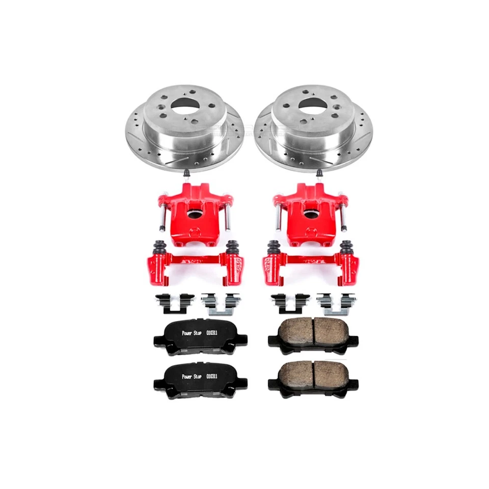 KC2417 Powerstop Juego de frenos de 2 ruedas con pinzas traseras para Toyota Solara Foto 4 de 4