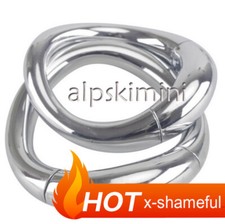 New 3 Size Male Ball Stretcher Weight Stainless Steel Ring Stretchering Weight