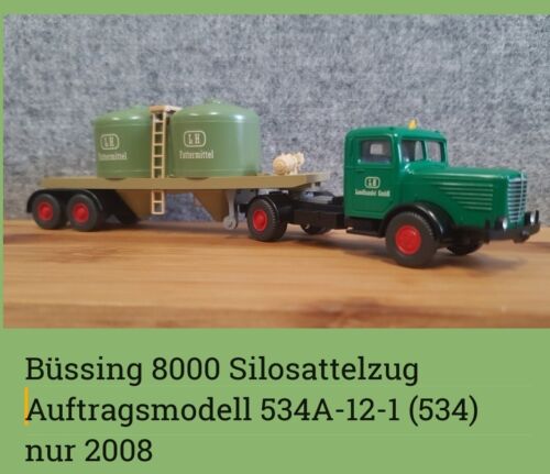 Wiking Büssing 8000 silo saddle train | PMS home in the countryside 4 - Picture 1 of 1