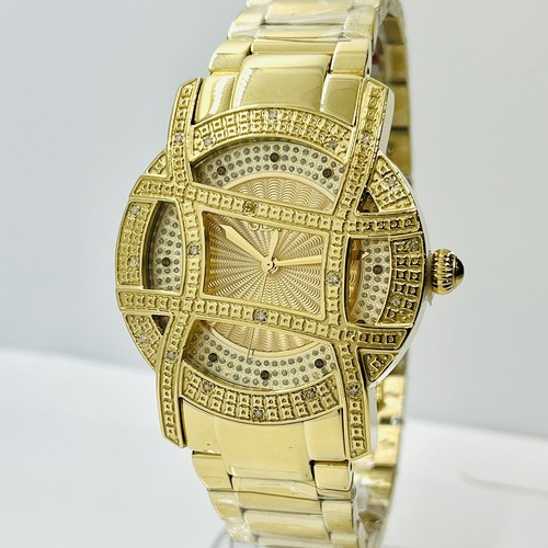 JBW Women's Olympia 10YR Anniversary Gold Diamond 38mm Watch JB-6214-10B
