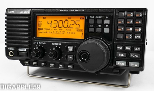 Icom IC-R75 Shortwave Radio w/ UT-106 Optional Module **QUALITY DX RECEIVER** - Picture 5 of 12