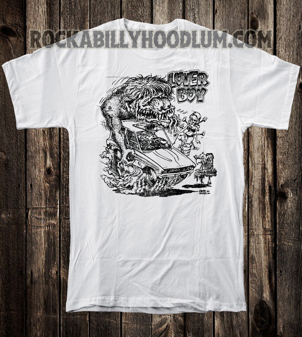 Retro Hot Rod Tee T Shirt Art Ed Big Daddy Roth Monster