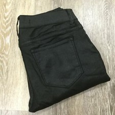 HARPER Skinny Leg Low Rise Zipper Accent Black Casual Pants Women's Size 25
