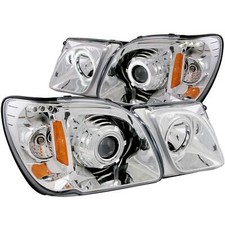 ANZO Projector Headlights w/ Halo Chrome (CCFL) for Lexus Lx470 | 111169