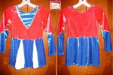 Ice Skating Dress Medieval Costume Dance Show Girl M 6 7 8 USA 
