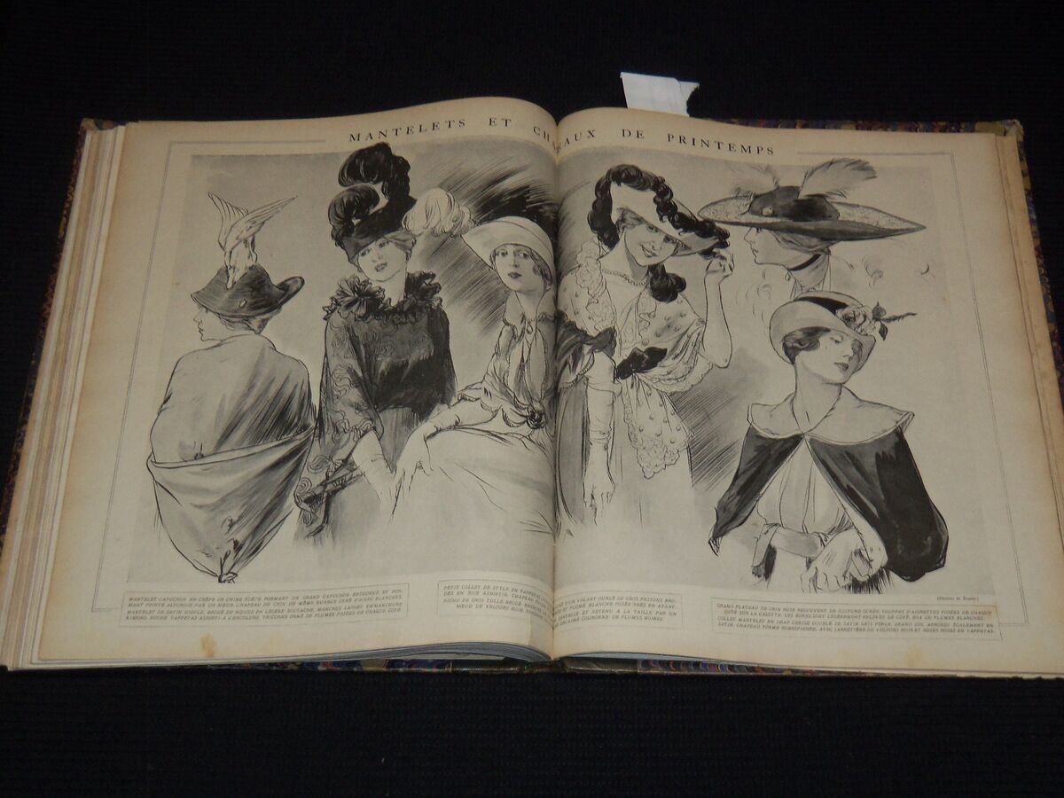1911-1912 FEMINA WOMAN'S FRENCH FASHION MAGAZINE BOUND 1911-1912 FEMINA WOMAN'S FRENCH FASHION MAGAZINE BOUND