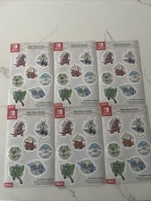 6 - Nintendo Switch Officially Licensed Pokemon Scarlet  Violet Sticker Sheets