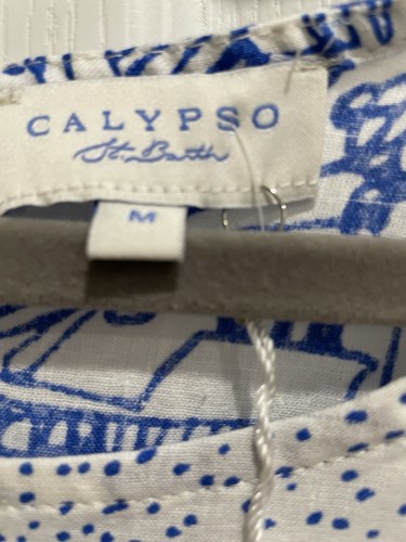 calypso st barth Top mittelblau/weiß Neu mit Etikett - Bild 3 von 6