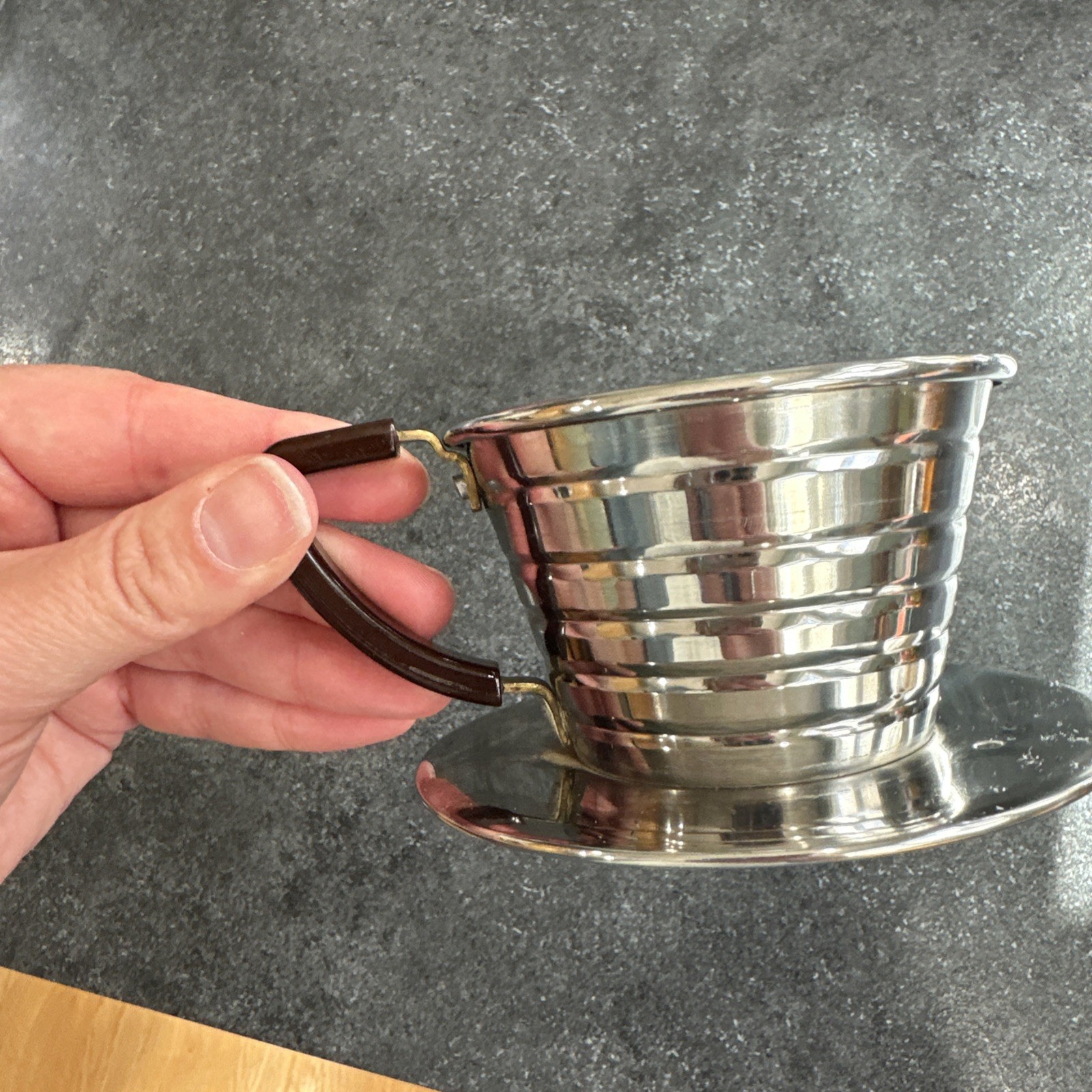 Kalita Wave 155  Stainless Steel pour over Coffee Dripper