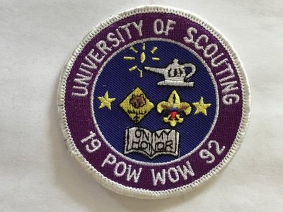 1992 Narragansett Council University of Scouting Pow Wow patch