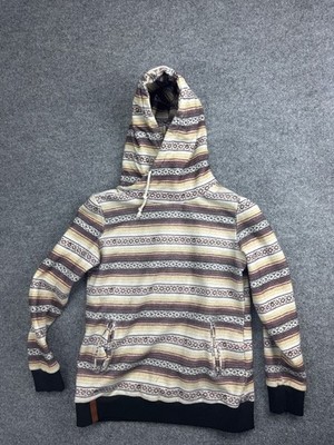 Ampersand Avenue Hoodie Single Hoodie Sweatshirt Women's Medium Aztec Striped